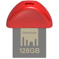 USB флеш накопичувач Strontium Flash 128GB NANO RED USB 3.0 (SR128GRDNANOZ)
