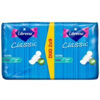 Гігієнічні прокладки Libresse Classic Ultra Clip Super Duo Soft 18 шт (7322540063608)
