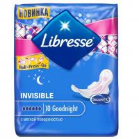 Гігієнічні прокладки Libresse Ultra Goodnight Soft 10 шт (7322540581171)