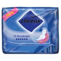 Гігієнічні прокладки Libresse Maxi Goodnight Soft 10 шт (7310790088403)