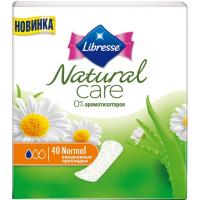 Щоденні прокладки Libresse Natural Care Pantyliners Normal 40 шт (7322540523263)