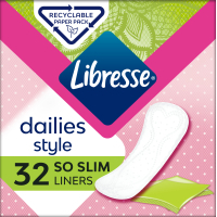 Щоденні прокладки Libresse Dailies Style 32 шт. (7322540758191/7322540083934)