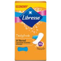 Щоденні прокладки Libresse Dailyfresh Normal в индивидуальной упаковке 64 шт (7322540758214)