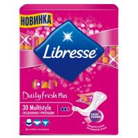 Щоденні прокладки Libresse Dailyfresh Multistyle Plus в индивидуальной упаковке 30 шт (7322540757200)