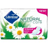 Гігієнічні прокладки Libresse Natural CareMaxi Normal 10 шт (7322540523768)
