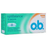 Тампони o.b. Opti Balance Super 16 шт (3574660623000)