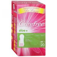 Щоденні прокладки Carefree Алоэ Вера в индивидуальной упаковке 20 шт (3574661128269)