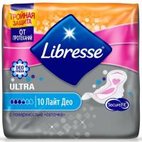 Гігієнічні прокладки Libresse Premium Ultra Light Dry Deo 10 шт (7322540337952)