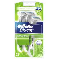 Бритва Gillette одноразовые Blue 3 Sense Care 3 шт (7702018361540)