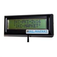 Індикатор покупця ICS-Tech IKC-РКІ-2х16-RJ(BLACК) mini (IKC-РКІ-2х16-RJ(black))