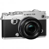 Цифровий фотоапарат Olympus PEN-F Pancake Zoom 14-42 Kit silver/black (V204061SE000)