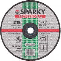 Круг зачистний Sparky шлифовальный по камню d 230 мм\ C 24 R\ 230x6x22.2 (20009567804)