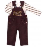 Набір дитячого одягу Aziz комбінезон коричневий джинсовий з регланом (015136-1B-brown)