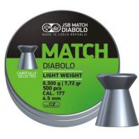 Пульки JSB Match Diabolo light 4.50мм, 0.475г (500шт) (000005-500)