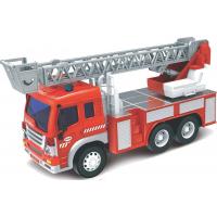 Спецтехніка Junior trucker Пожарная машина с лестницей со светом и звуком 28 см (33015)
