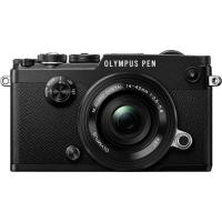 Цифровий фотоапарат Olympus PEN-F Pancake Zoom 14-42 Kit black/black (V204061BE000)