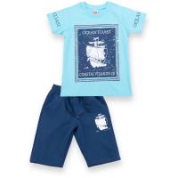 Набір дитячого одягу E&H з вітрильником (8299-140B-blue)