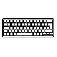 Клавіатура ноутбука Samsung NC110 белая без рамки RU (A43663)
