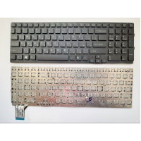 Клавіатура ноутбука Sony VPC-SE Series черная без рамки подсветка UA (A43386)