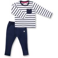 Набір дитячого одягу E&H в смужку із кишенькою (8999-80B-blue)