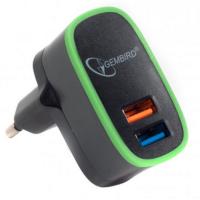 Зарядний пристрій Gembird 2 USB, 5V/2.1A (MP3A-UC-AC9)