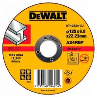 Круг зачистний DeWALT шлифовальный по металлу 125х6.0х22.2мм. (DT42320)