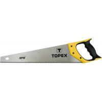 Ножівка Topex по дереву, 450 мм, «Акула», 11TPI (10A447)