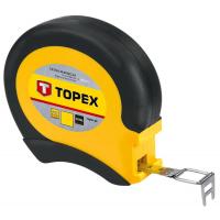 Рулетка Topex лента измерительная стальная, 20 м (28C422)