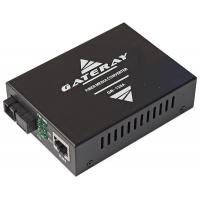 Медіаконвертер GateRay 10/100Base-TX/100Base-FX, TX1310 нм/RX1550нм, SC, 20 км, LPF (GR-120A WDM)