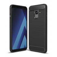 Чохол до мобільного телефона для SAMSUNG Galaxy A8 2018 Carbon Fiber (Black) Laudtec (LT-A73018B)
