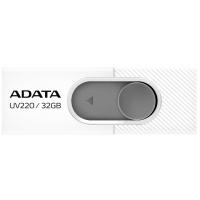 USB флеш накопичувач ADATA 32GB UV220 White/Gray USB 2.0 (AUV220-32G-RWHGY)