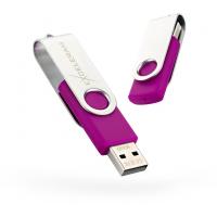 USB флеш накопичувач eXceleram 16GB P1 Series Silver/Purple USB 2.0 (EXP1U2SIPU16)