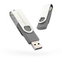 USB флеш накопичувач eXceleram 16GB P1 Series Silver/Gray USB 2.0 (EXP1U2SIG16)