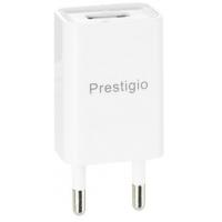 Зарядний пристрій Prestigio 1,5A White + cable MicroUSB (46890)