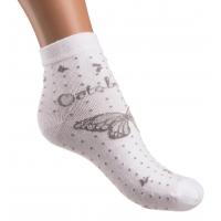 Шкарпетки UCS Socks з метеликами (M0C0101-1174-3-5G-white)