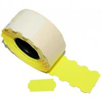Етикет-стрічка Aurika 26х12 yellow(упаковка 10шт) (2612Y-10)