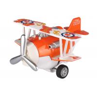 Спецтехніка Same Toy Самолет металический инерционный Aircraft оранжевый со свето (SY8012Ut-1)