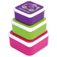Контейнер для зберігання продуктів Trunki Набор (малиновый, салатовый, фиолетовый) (0300-GB01)