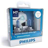 Автолампа Philips H7 Diamond Vision, 5000K, 2шт (12972DVS2)