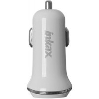 Зарядний пристрій Inkax CD-13 Car charger + Type-C cable 2USB 1A White (F_72208)