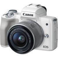 Цифровий фотоапарат Canon EOS M50 15-45 IS STM Kit White (2681C057)