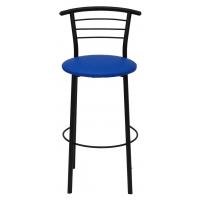 Барний стілець Примтекс плюс барный 1011 Hoker black S-5132 Blue (1011 HOKER black S-5132)