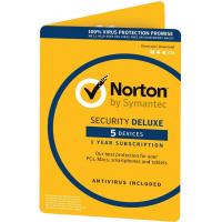 Антивірус Norton by Symantec NORTON SECURITY DELUXE 5D 1 Year 5 Device ESD key (21390886)