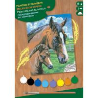 Набір для творчості Sequin Art PAINTING BY NUMBERS JUNIOR Horse and Foal (SA0030)