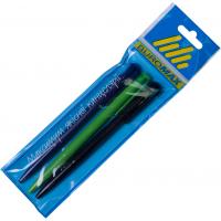 Ручка кулькова Buromax retractable BASE, 0.7 мм, blue, SET*3 (BM.8205-0143)