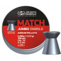 Пульки JSB Diabolo Jumbo Match 5.5мм, 0.89г (300шт) (546250-300)