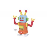 Набір для творчості Paulinda Super Dough Robot заводной механизм (шагает), оранжевый (PL-081178-3)