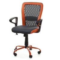 Офісне крісло OEM LENO, Grey-Orange (000002402)
