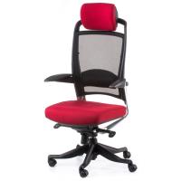 Офісне крісло Special4You FULKRUM DEEPRED FABRIC, BLACK MESH (000002321)