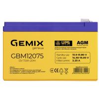Батарея до ДБЖ Gemix GBM 12В 7.5 Ач (GBM12075)